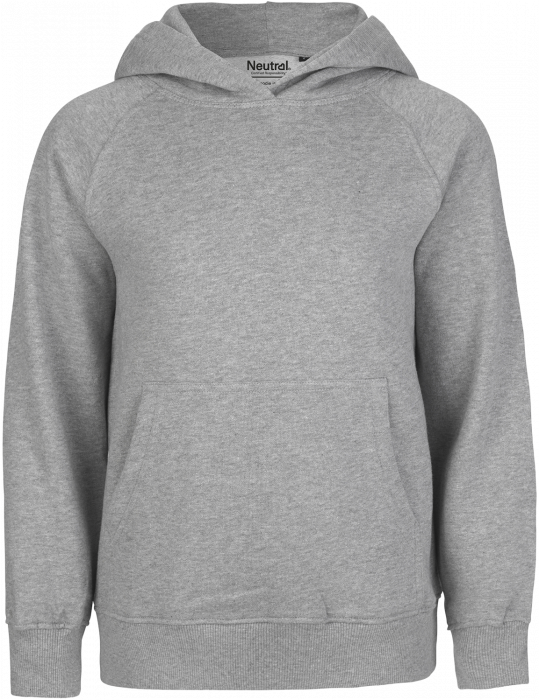 Neutral - Organic Cotton Hoodie Youth - Sport Grey