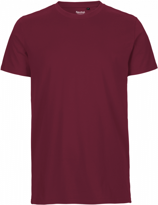 Neutral - Organic Fit Cotton T-Shirt - Bordeaux